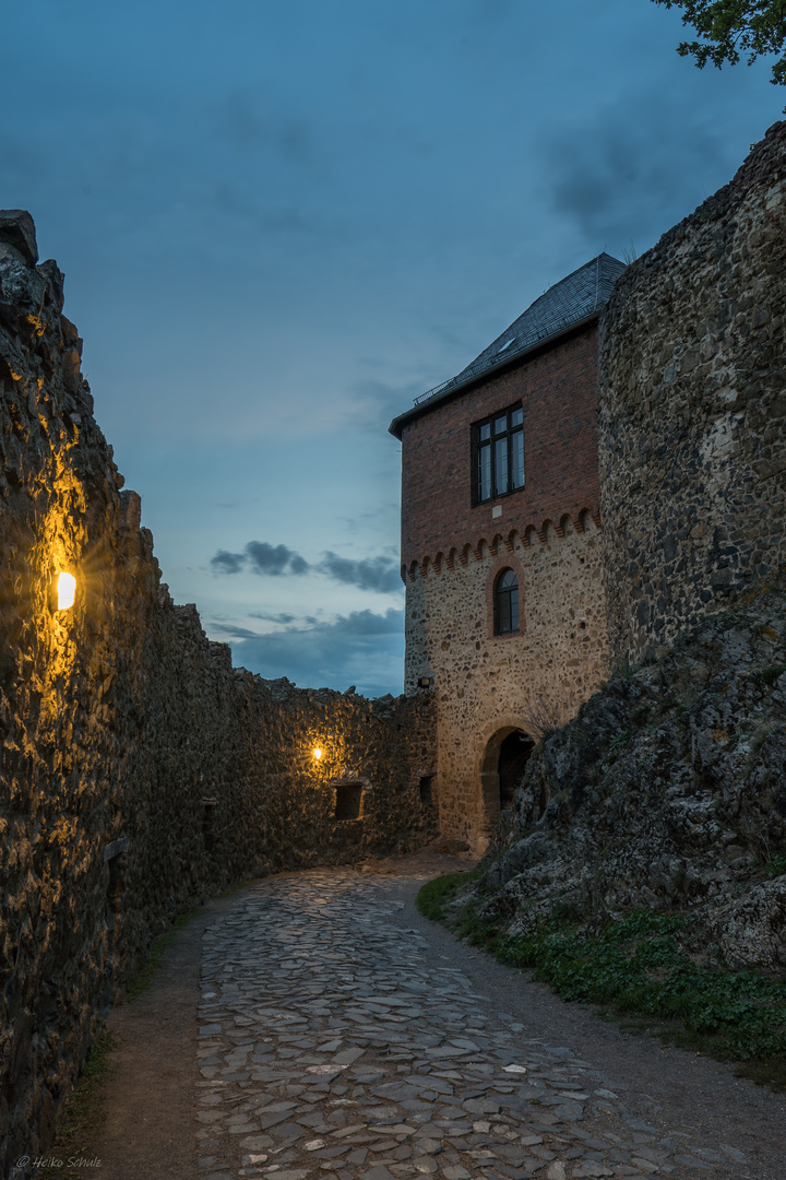 Aufgang zur Burg Falkenstein/Harz