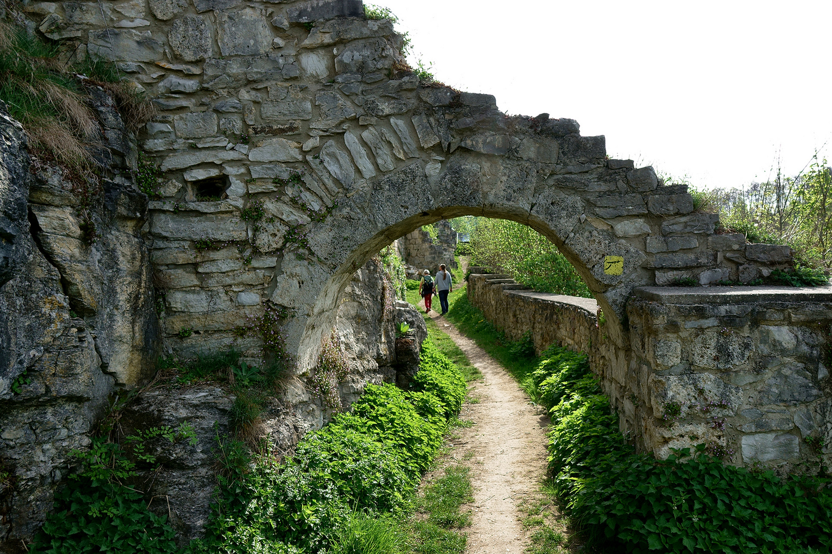 Aufgang zur Burg Helfenstein