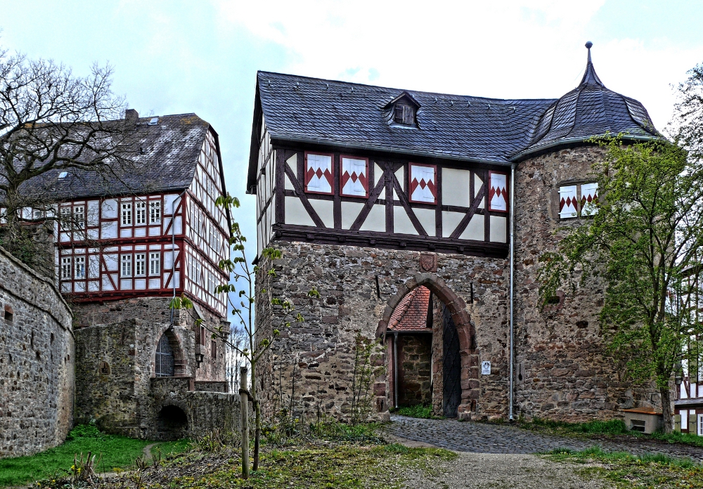 Aufgang zur Burg Schweinsberg