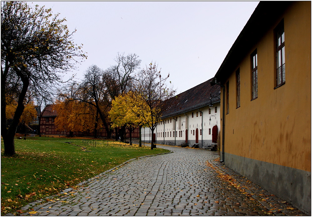 ... Aufgang zur Festung Akershus ...