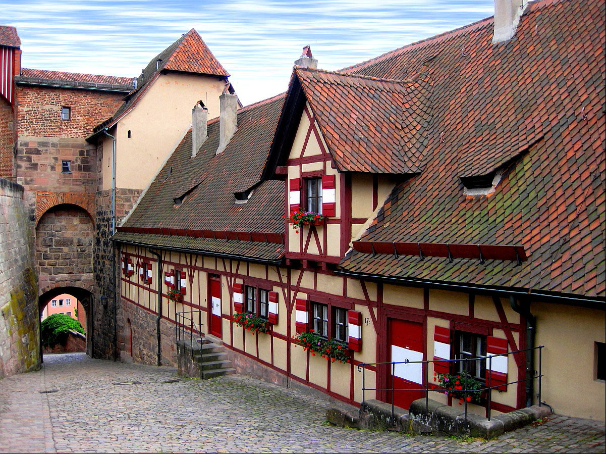 Aufgang zur Kaiserburg Nürnberg