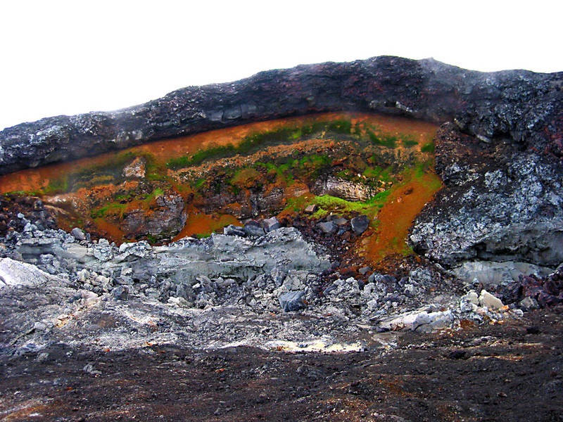 Aufgebrochenes Lavafeld nördlich der Krafla