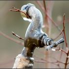 Aufgehangener Wasserhahn