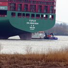 Aufgelaufen!! CSCL INDIAN OCEAN