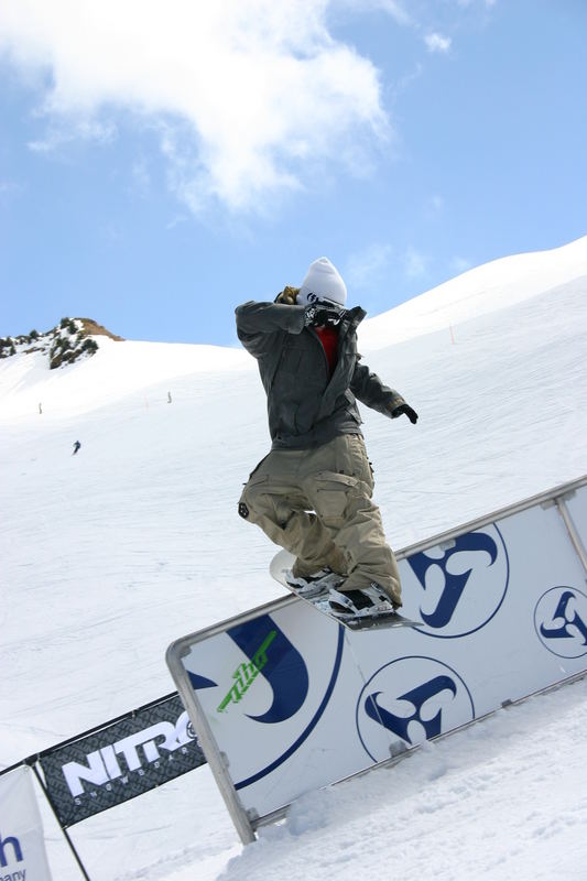 Aufgenomen am Rail Jam am Hochybrig (Schweiz) 2006