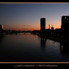 Aufgenommen auf dem Holbeinsteg Richtung Westhafen