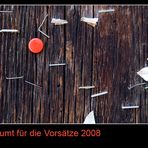 Aufgeräumt für die Vorsätze 2008