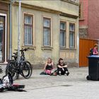 Aufgeräumte Stimmung mit viel Musik in den Straßen.