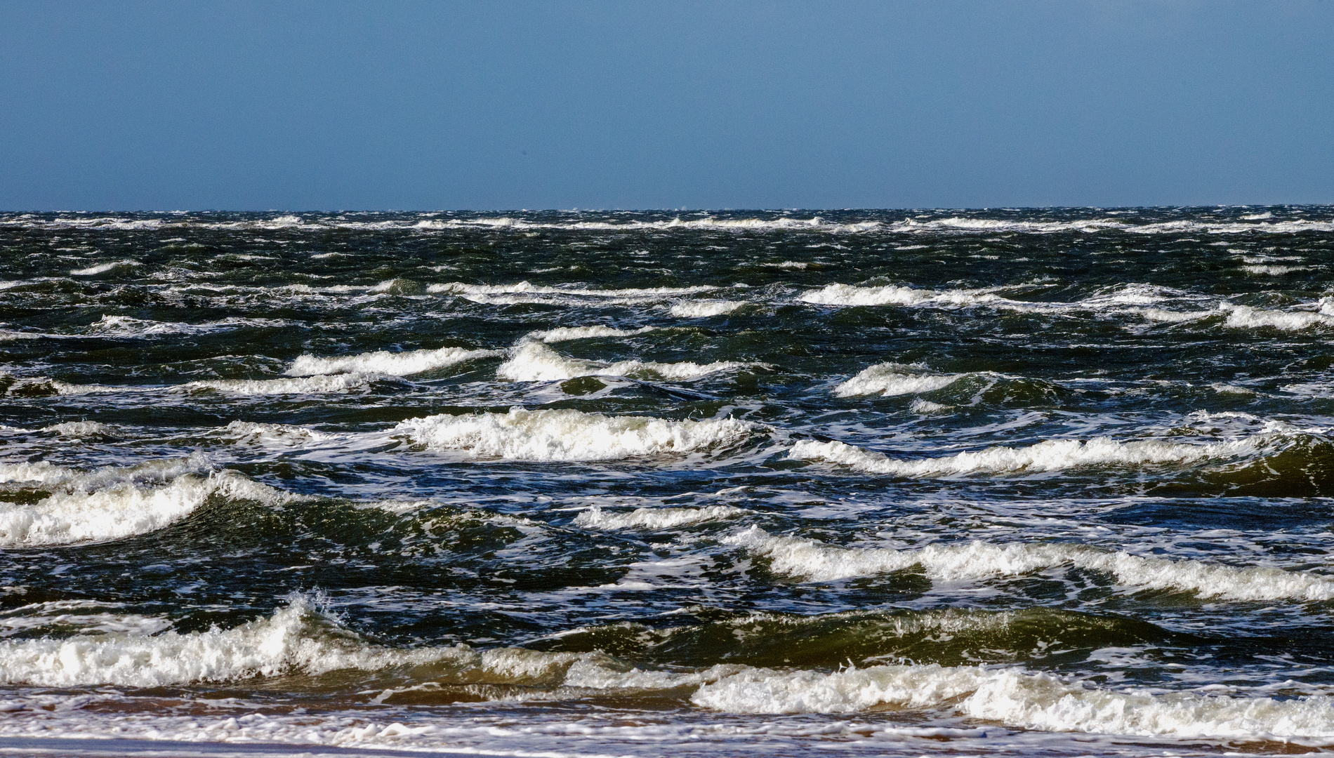 AUFGEWÜHLTE NORDSEE 