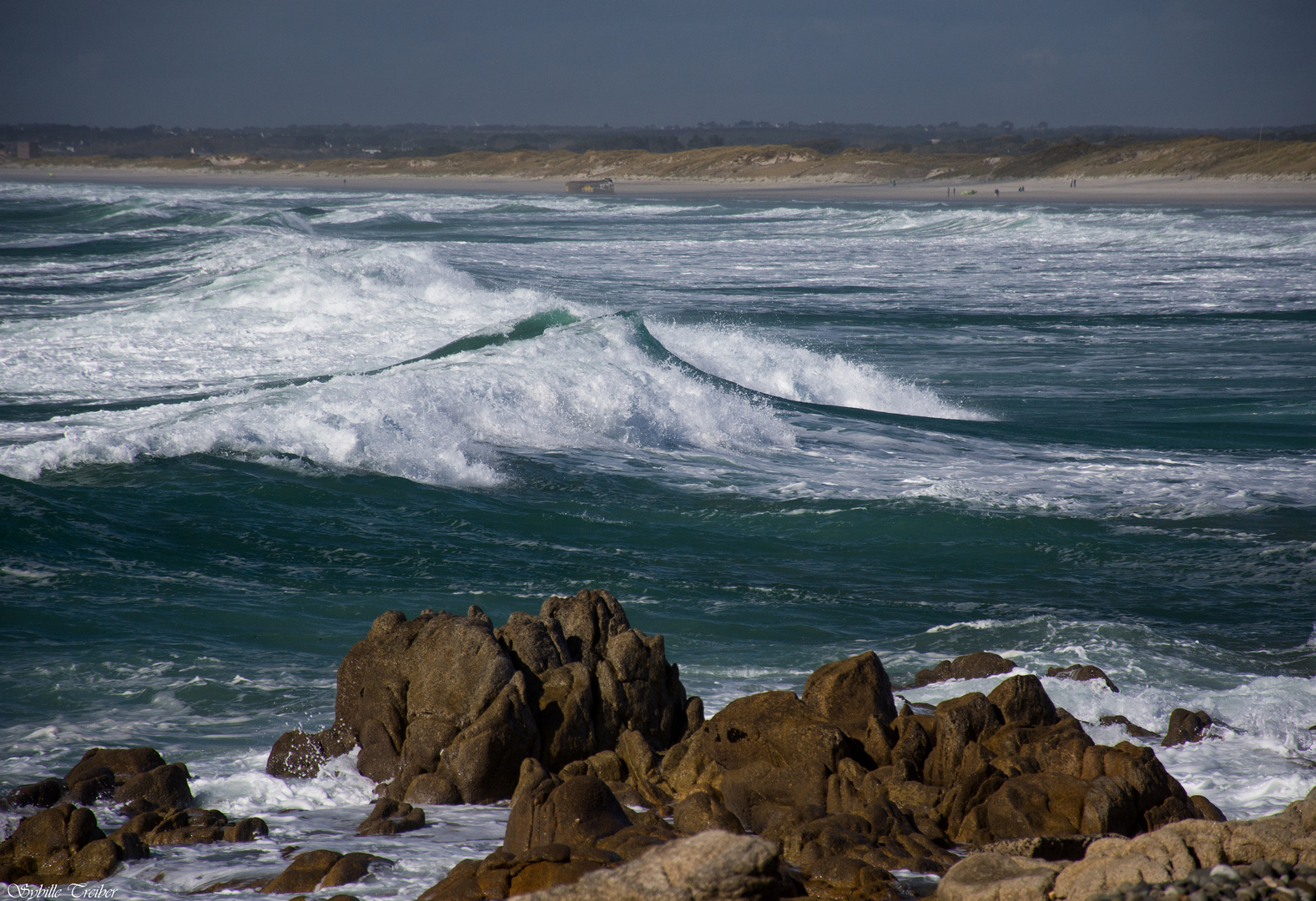 Aufgewühltes Meer