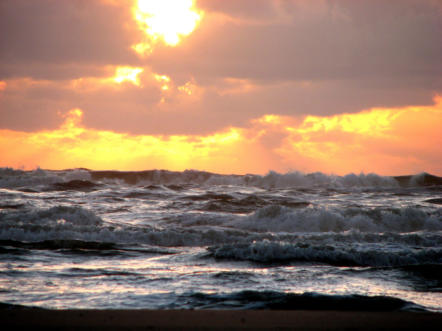 Aufgewühltes Meer