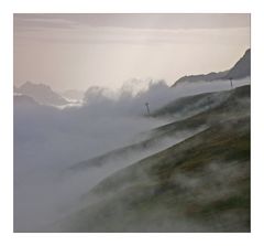 Aufkommender Nebel