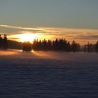 Aufkommender Nebel in Tramelan