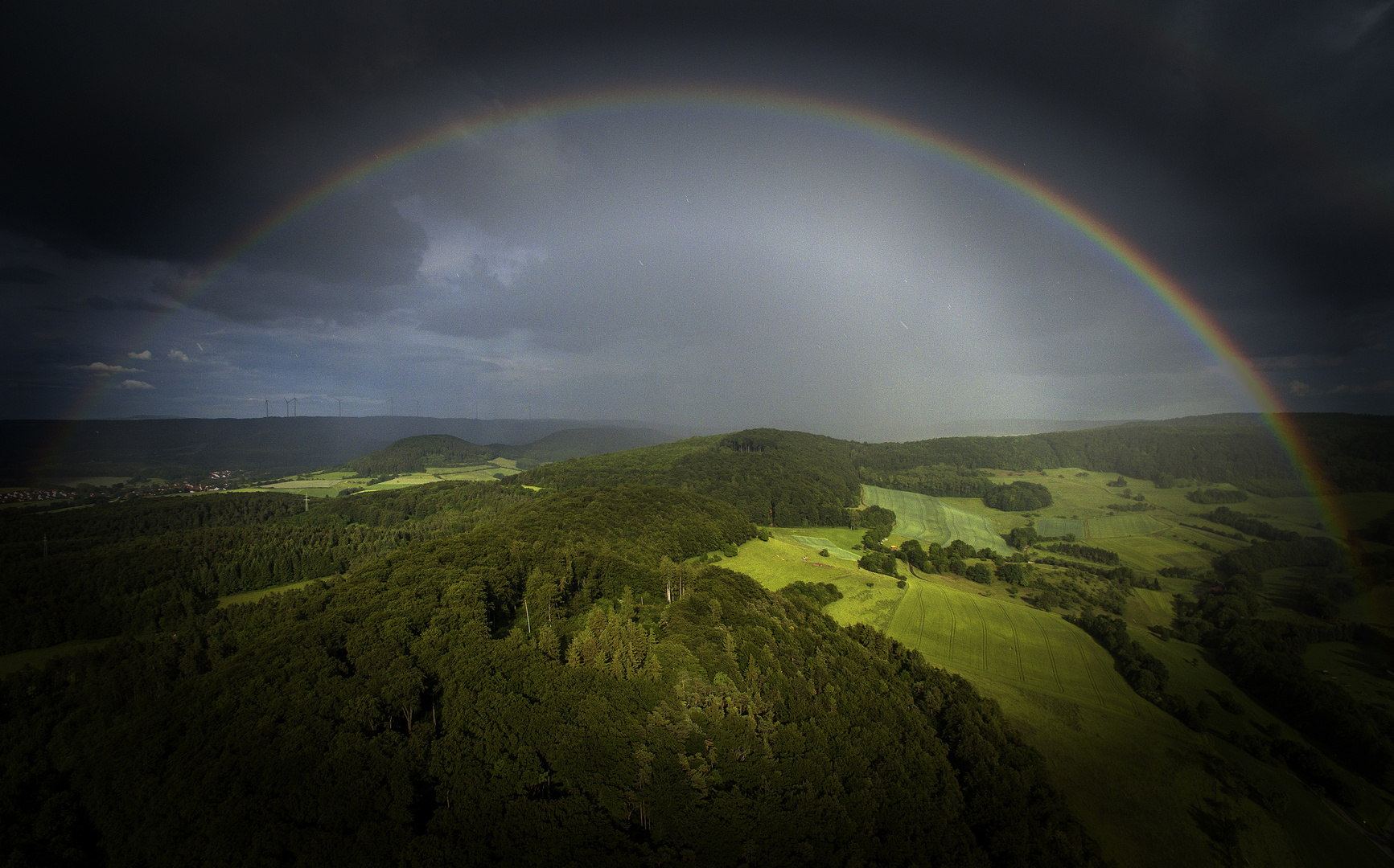 aufkommender Regen