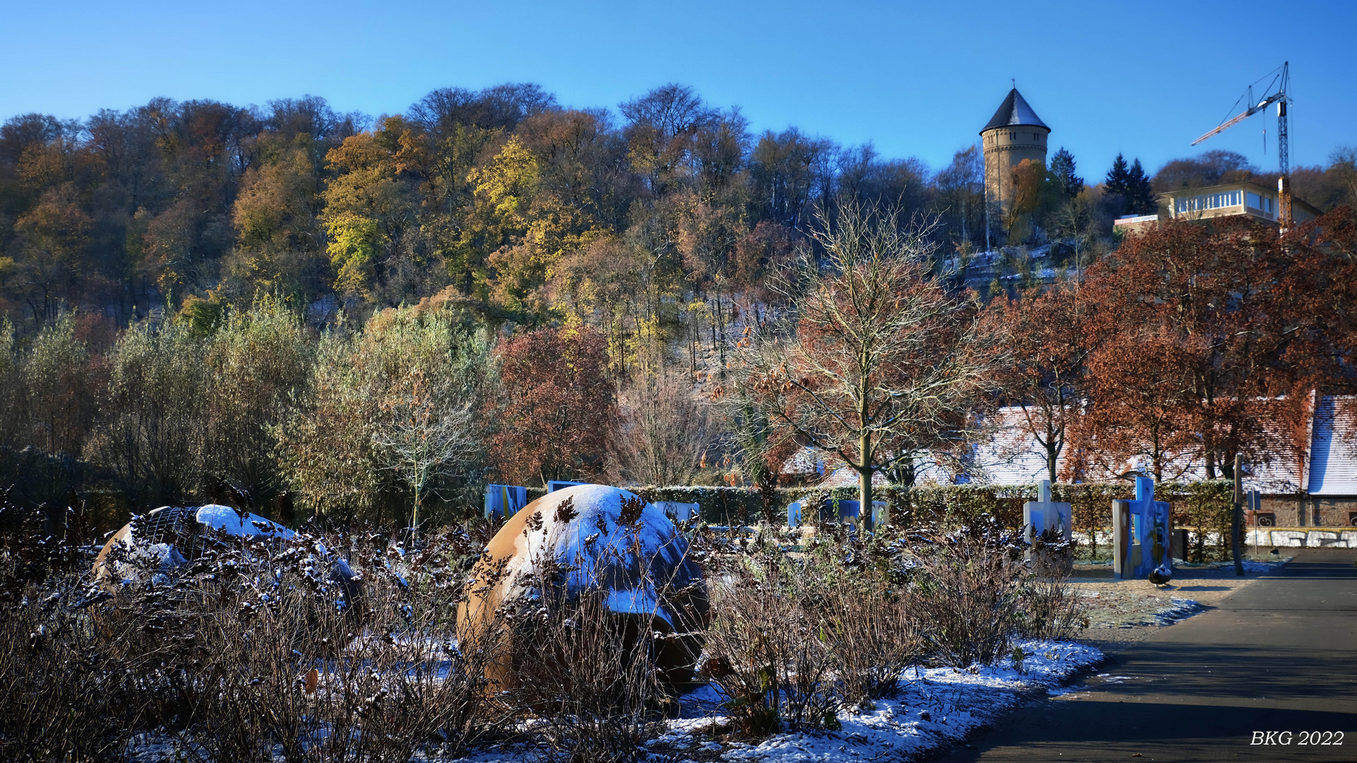 Aufkommender Winterzauber 