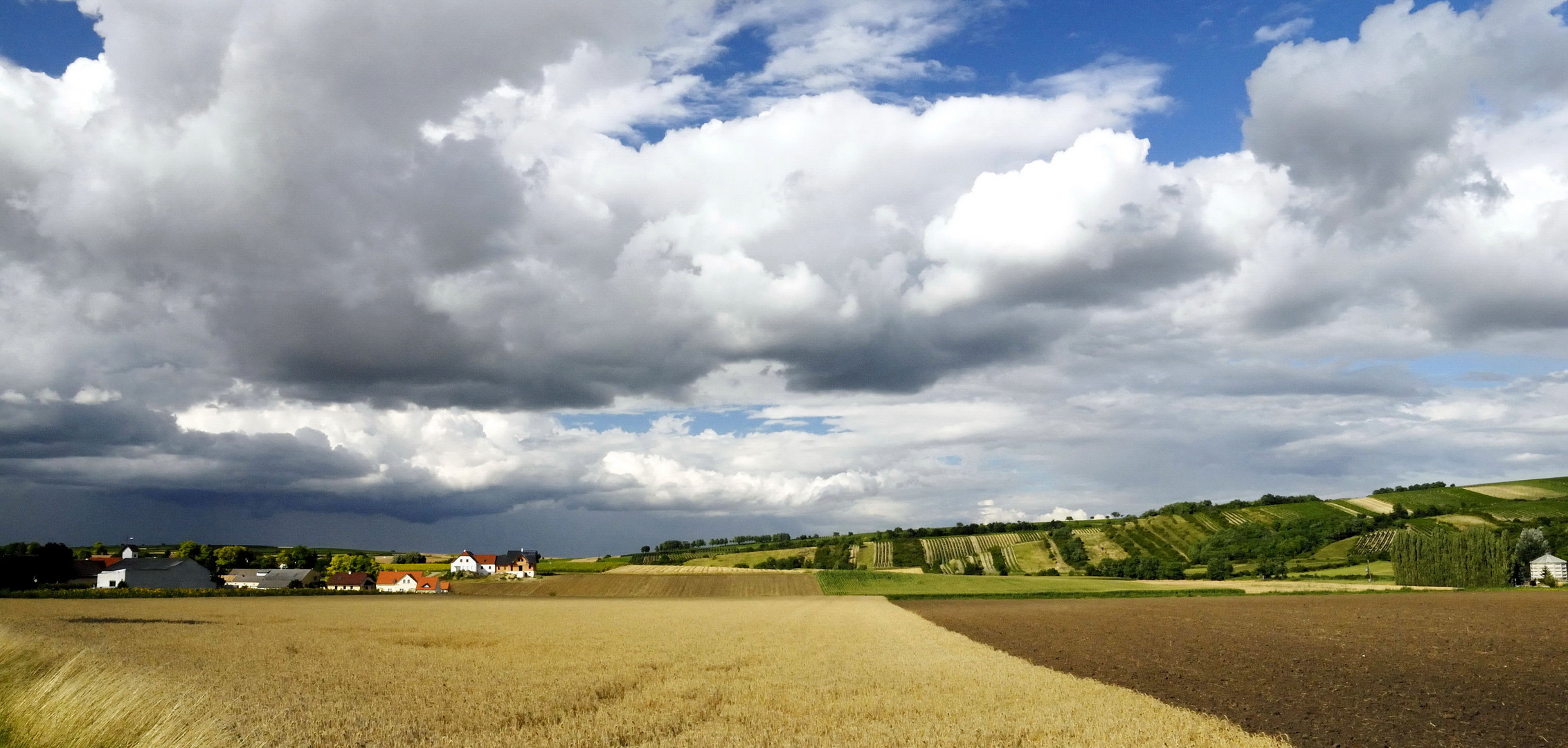 Aufkommendes Gewitter