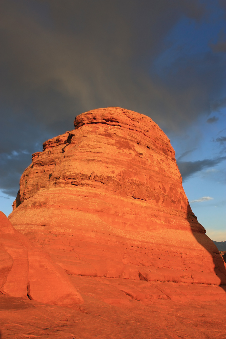 Aufkommendes Gewitter im Arches Nationalpark