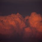 Aufkommendes Gewitter über Kaufbeuren