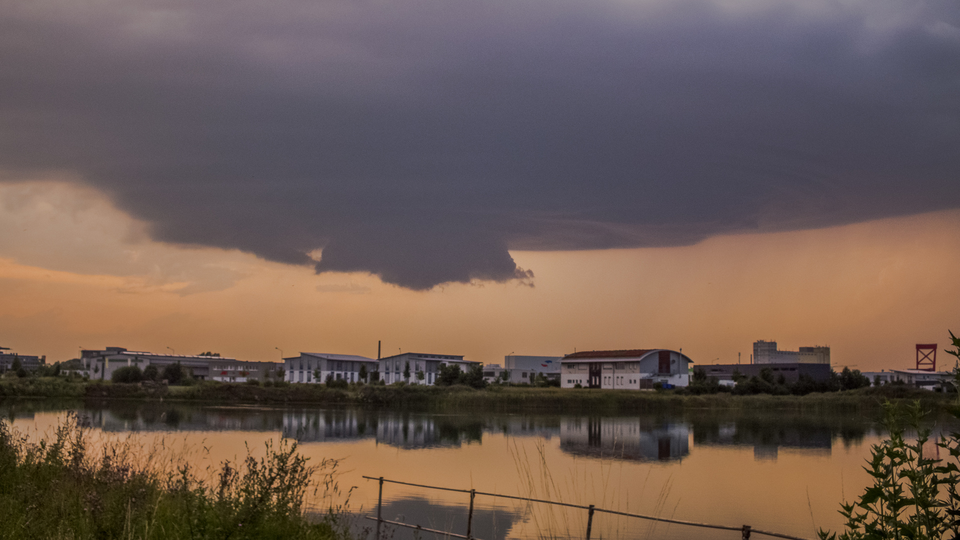 Aufkommendes Unwetter