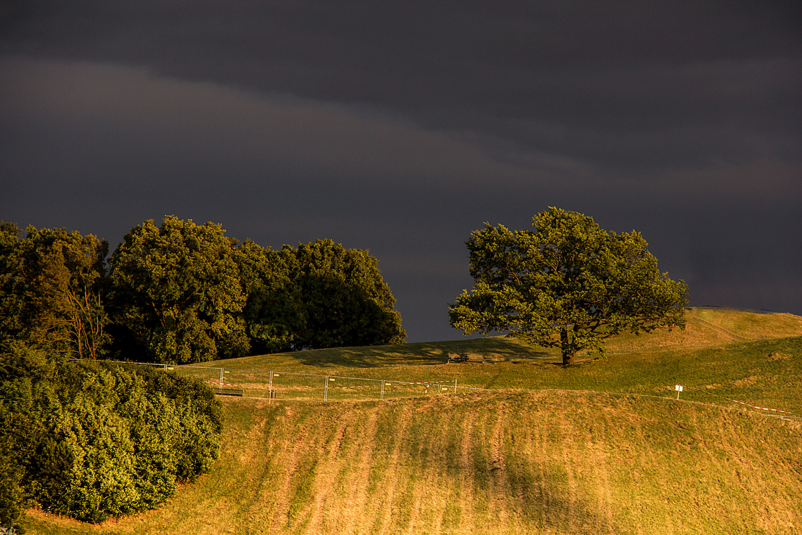 aufkommendes Wetter