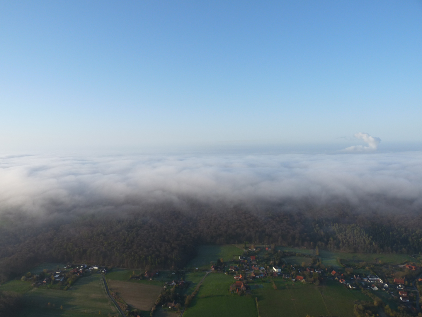 aufliegende Bewölkung