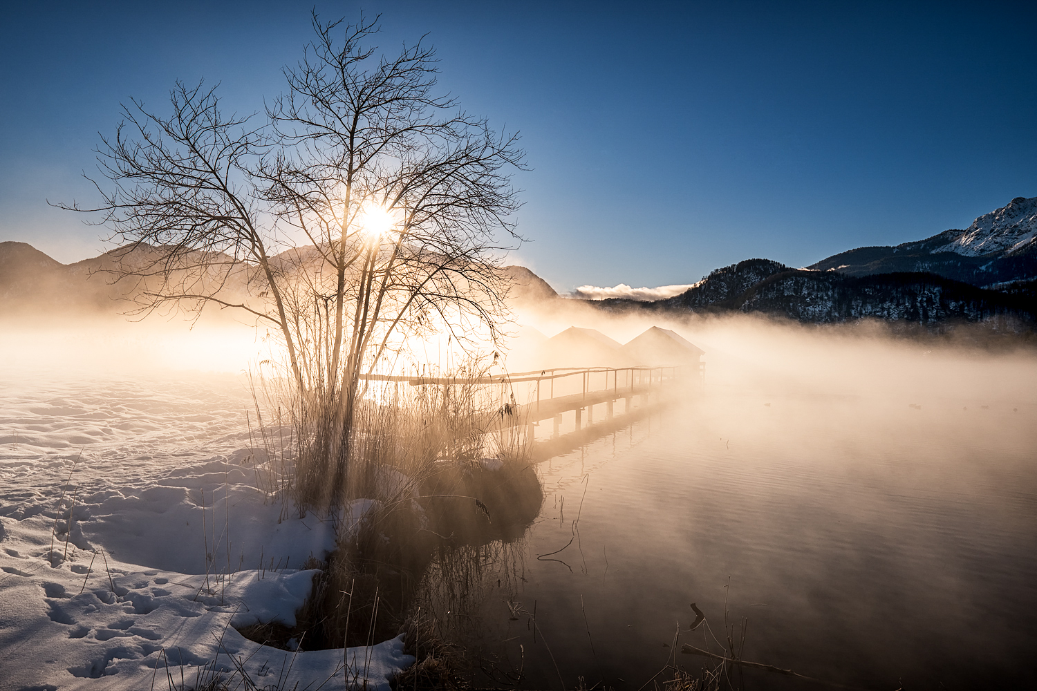 auflösender nebel