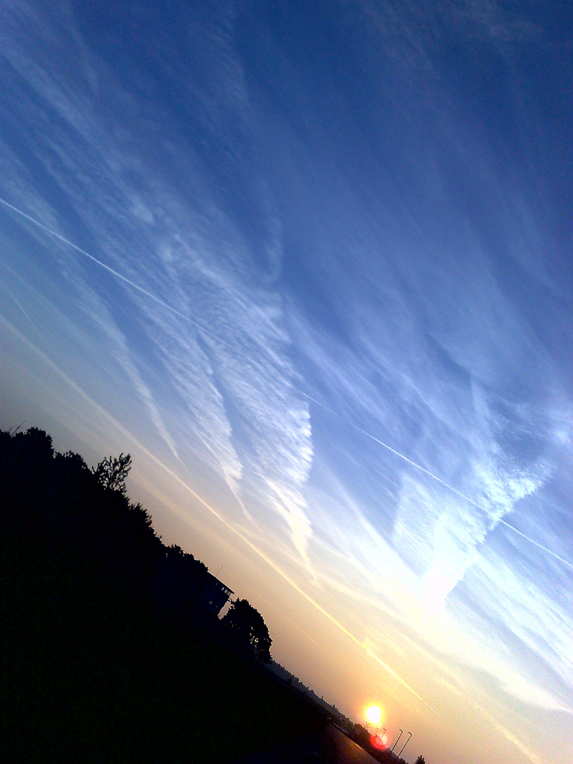 Auf'm Flugfeld am Morgen