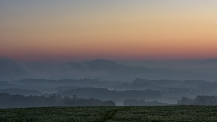auf`m Haunsberg morgens um 7:30