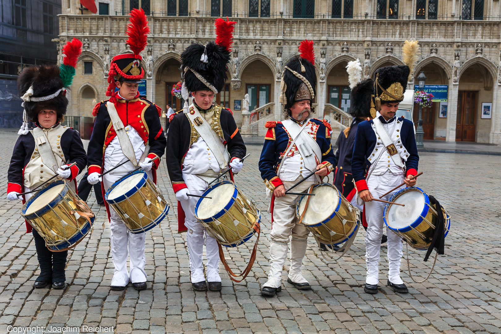 Aufmarsch auf dem Großen Platz in Brüssel