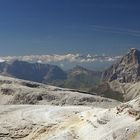 Aufmarsch zum Gipfel des Piz Boe (Dolomiten)