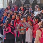 Aufmerksame KInder in der Hagia Sophia in Istanbul