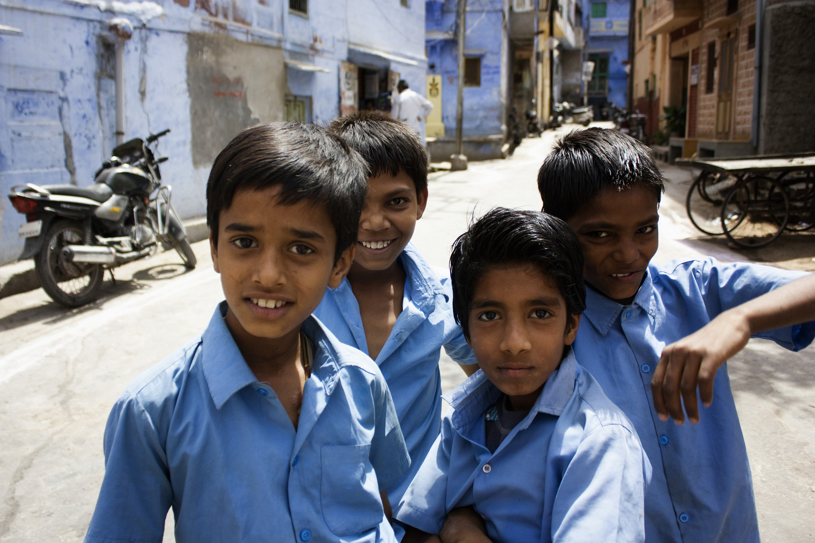 Aufmüpfige Jungs, Blau in Blau, Jodpur