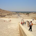 Aufnahme vom Tempel in Luxor bei 43°C