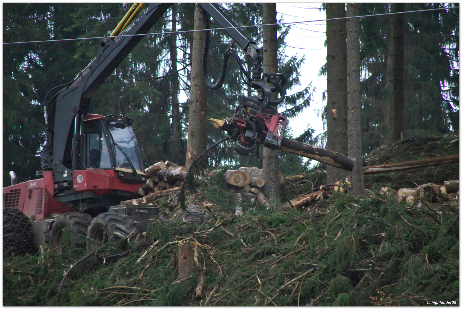 Aufräumen im Vogtlandwald