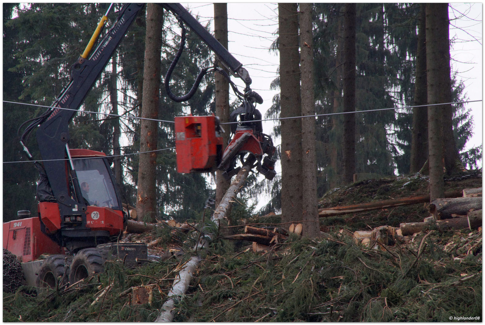 Aufräumen im Vogtlandwald