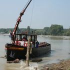 Aufräumen nach dem Hochwasser