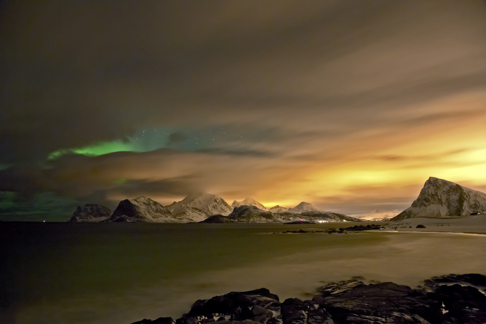 Aufriß über Ramberg/Lofoten