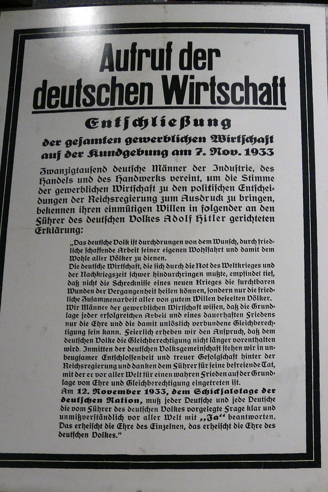 Aufruf der Deuschen Wirtschaft zur Wahl Hitlers