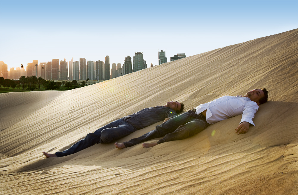 aufs Kreuz gelegt ;-)