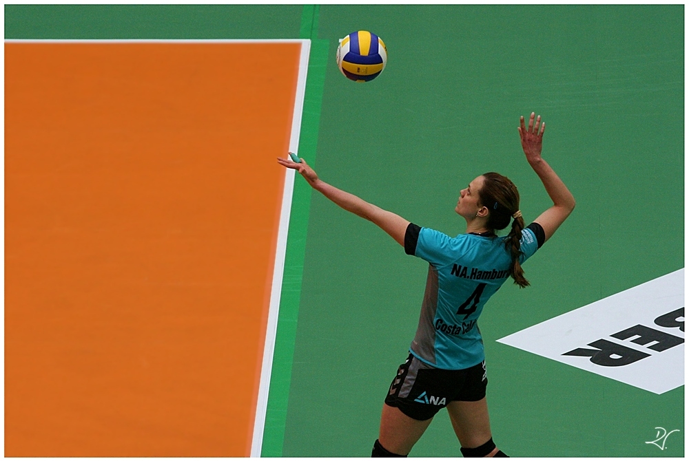 Aufschlag Foto & Bild | sport, ballsport, volleyball Bilder auf ...
