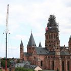 Aufsetzen der neuen Turmspitze auf den Mainzer Dom 09