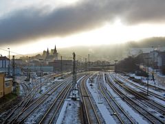 Aufsteigender Morgennebel