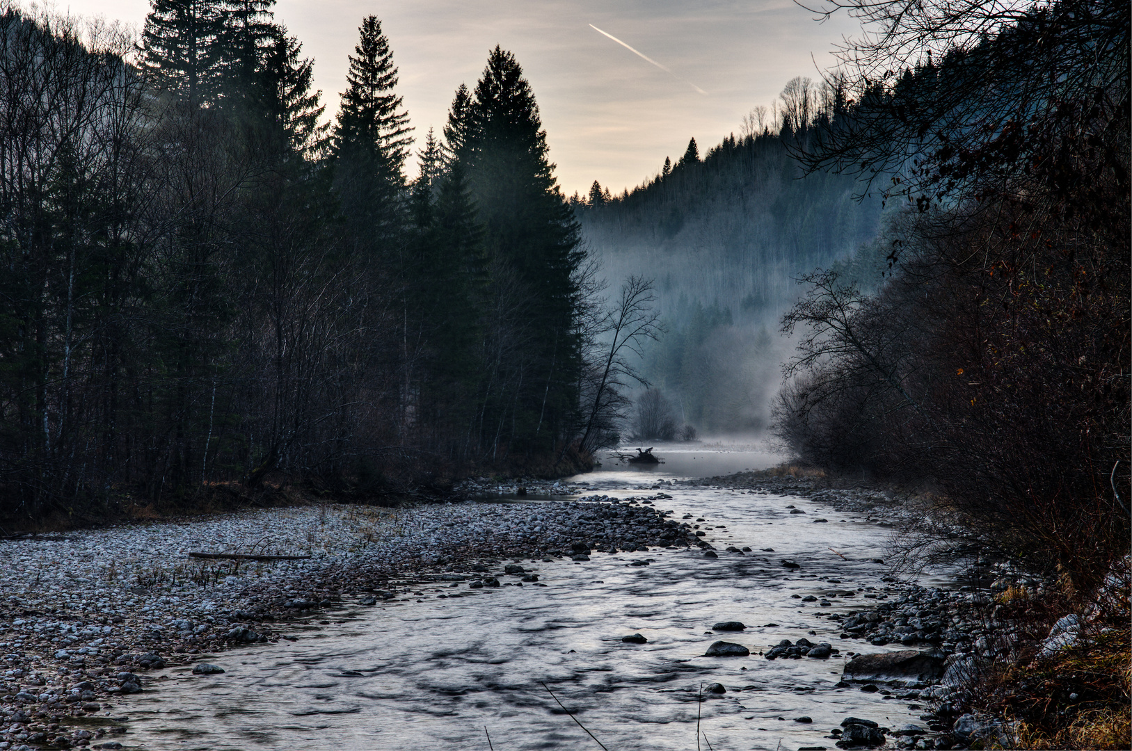 Aufsteigender Nebel