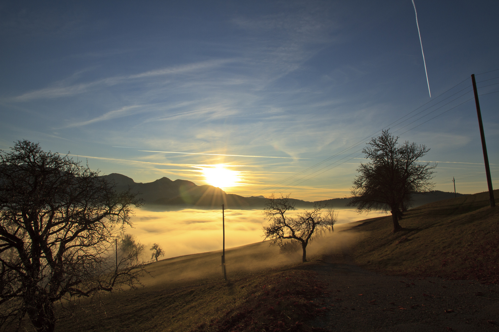 Aufsteigender Nebel