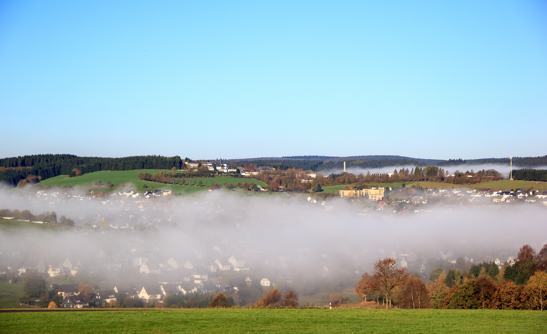 aufsteigender Nebel..