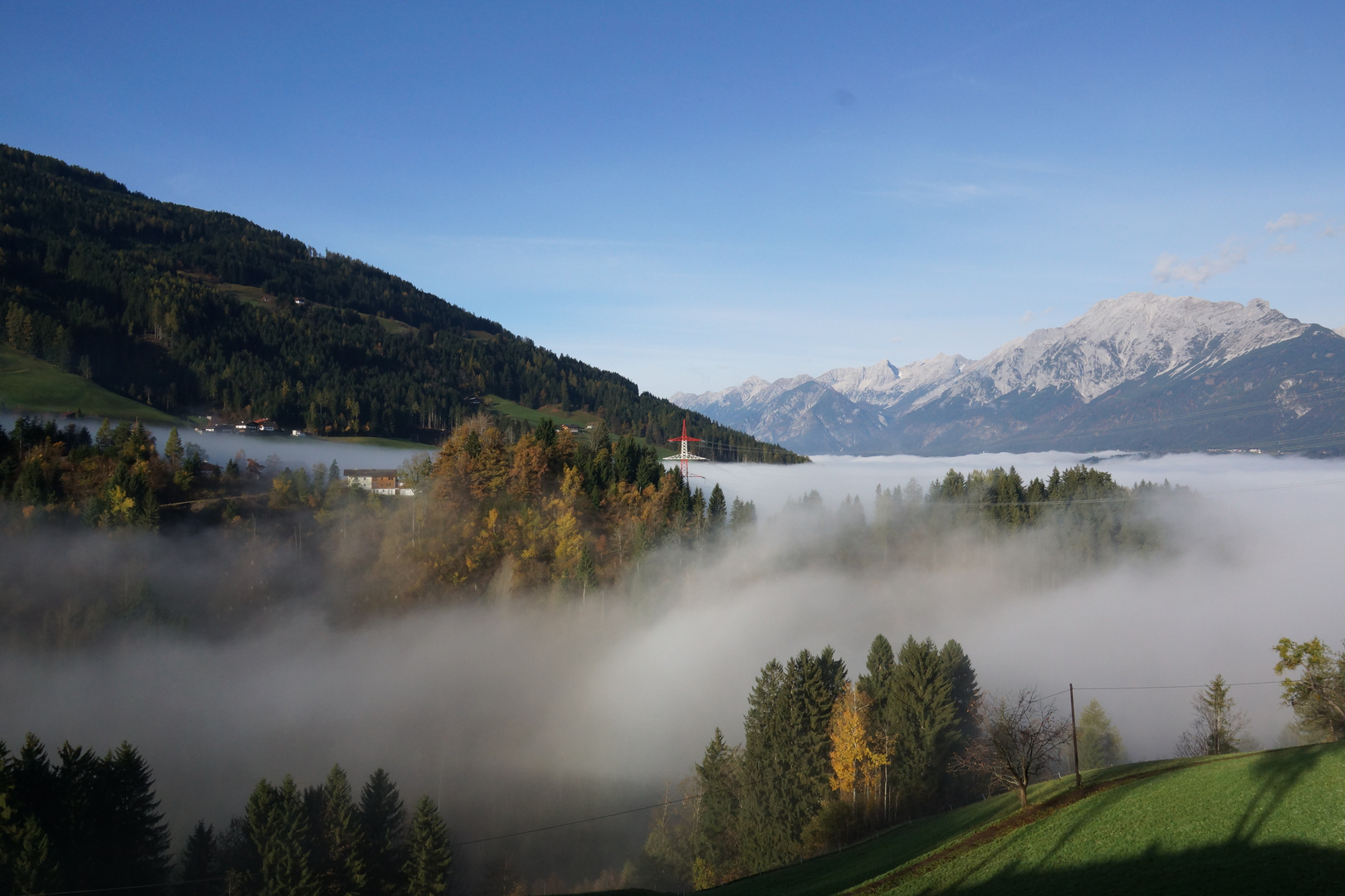 Aufsteigender Nebel Weerbach Tirol