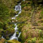 Aufstieg am Gertelbach-Wasserfall