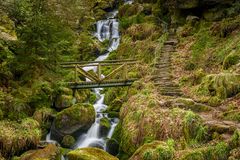 Aufstieg am Gertelbach-Wasserfall