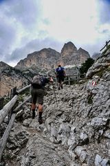 Aufstieg am Tadegajoch / Ju dal Ega