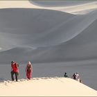 Aufstieg auf Sandduene ... in Peru +1Foto